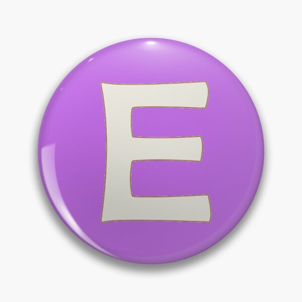 Item preview, letter e white designed and sold by ZiphGames.