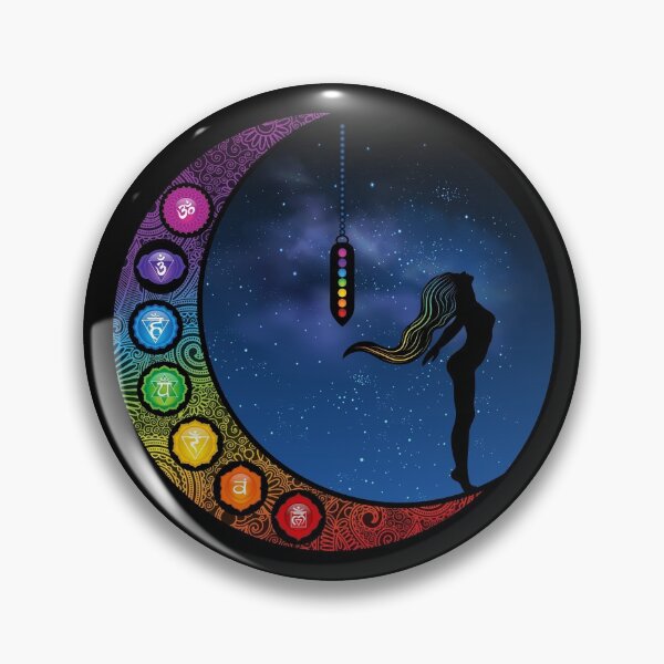 Item preview, Crescent Moon Chakra Art - 45 Universe designed and sold by chakraplaza.