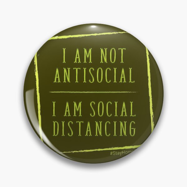 Item preview, I Am Not Antisocial I am Social Distancing designed and sold by aventi24.