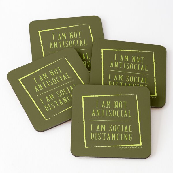Item preview, I Am Not Antisocial I am Social Distancing designed and sold by aventi24.