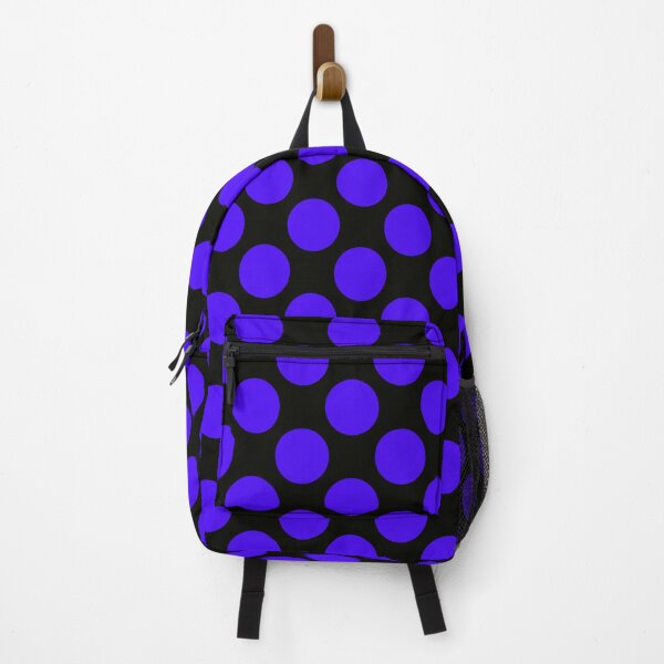 Item preview, Black Blue Dots Pattern designed and sold by LifestylePrints.