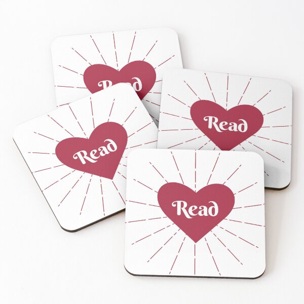 Item preview, Read Heart - Red designed and sold by RedRubi.
