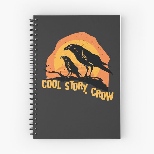 Item preview, Cool Story, Crow | Funny Halloween Pun designed and sold by SLAG-Creative.
