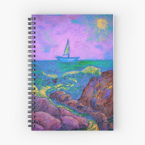 Item preview, Little Sailboat and Lavender Sky designed and sold by Anthony Macaluso.