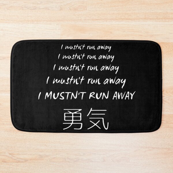 Item preview, I Mustn't Run Away (Courage) Motivational Design designed and sold by MixedBagMerch.