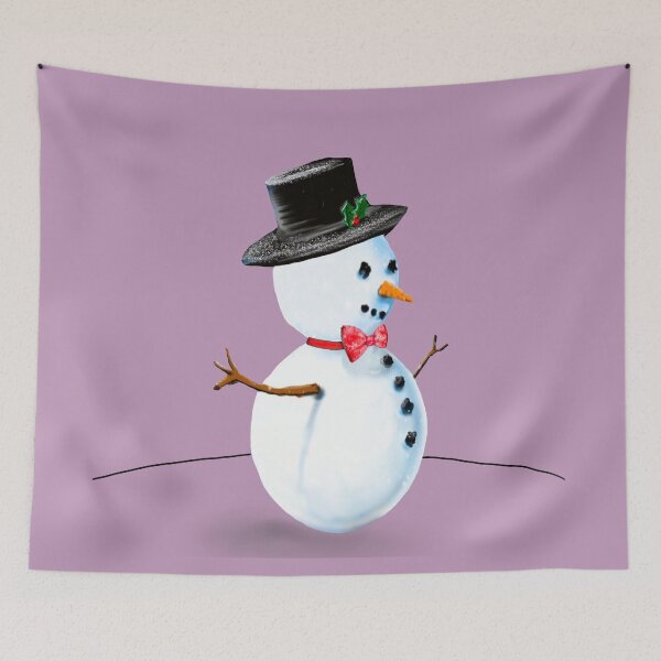 Item preview, Seasonal holiday snowman in top hat designed and sold by Something Arty.
