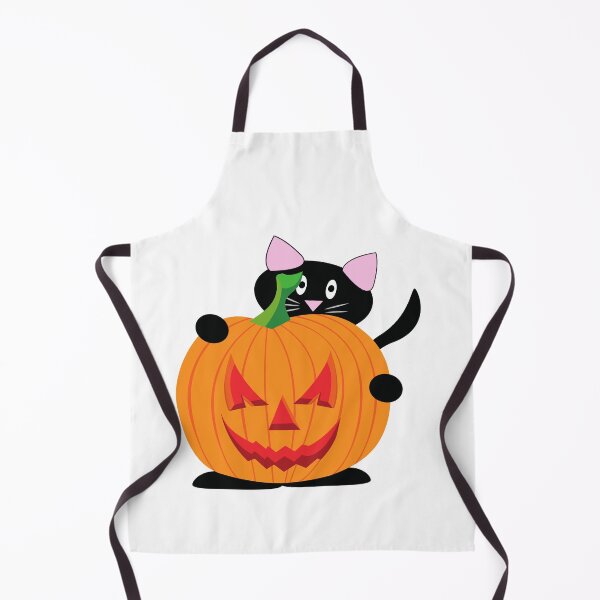 Item preview, Cute Halloween Black Cat With Pumkin designed and sold by SAVWIS.
