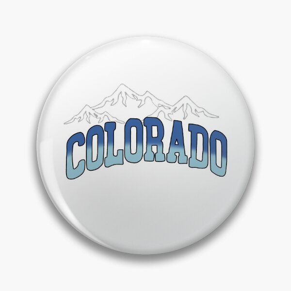 Item preview, Colorado with mountains blue designed and sold by Christiana Nicole.