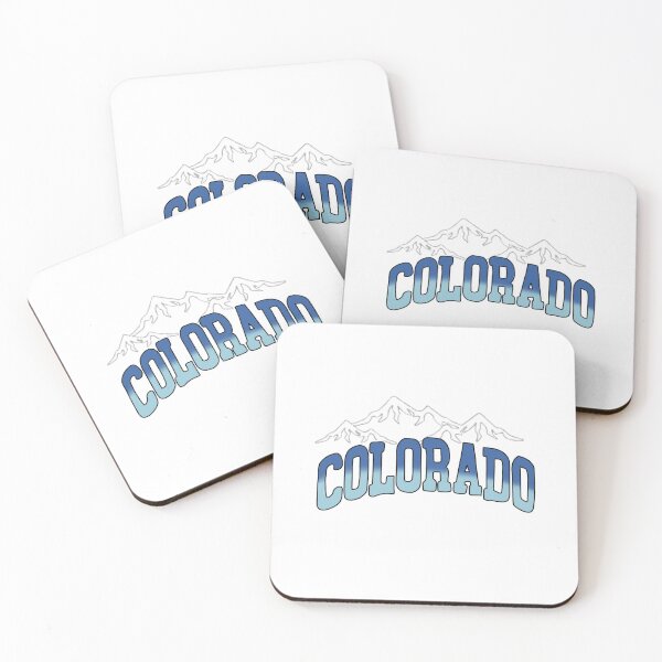 Item preview, Colorado with mountains blue designed and sold by Christiana Nicole.