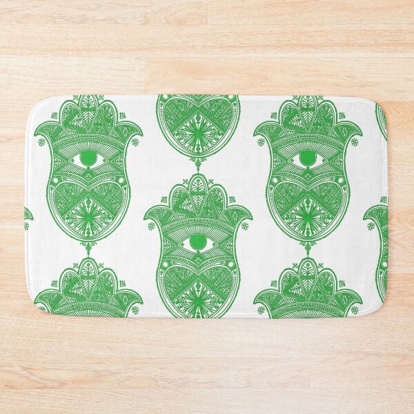 Item preview, Pistachio Khamsa for protection from the evil eye designed and sold by Kenzi Henna Designs.
