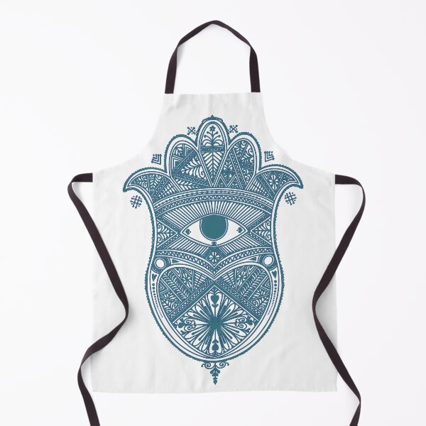 Item preview, Teal Khamsa for protection from the evil eye designed and sold by Kenzi Henna Designs.