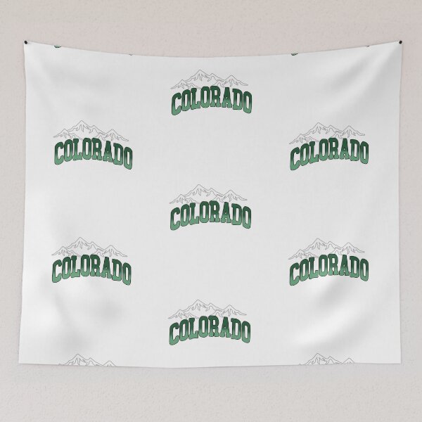 Item preview, Colorado with mountains green designed and sold by Christiana Nicole.