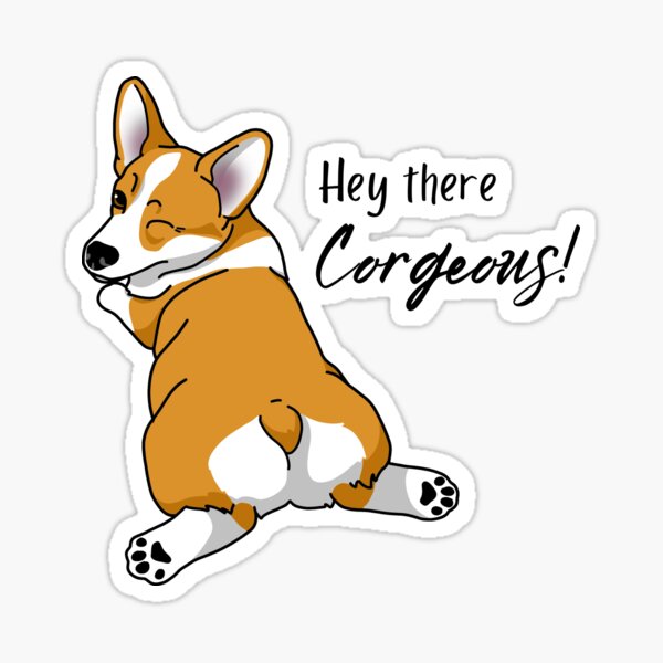 Thick Corgi Stickers Redbubble