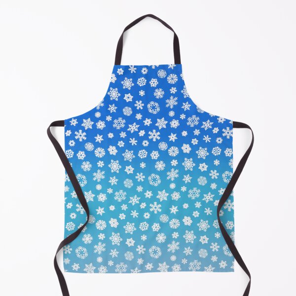 Item preview, Falling snowflakes on a blue ombre color fade background designed and sold by Something Arty.