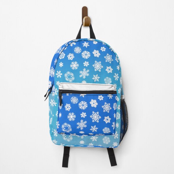 Item preview, Falling snowflakes on a blue ombre color fade background designed and sold by Something Arty.