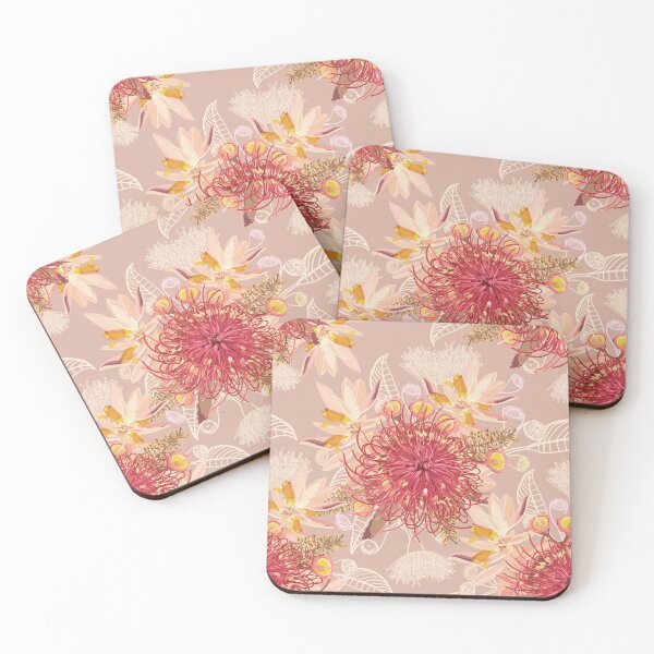 Item preview, Vintage Australian Banksia - Romantic warm Palette designed and sold by Sketchbook Designs.