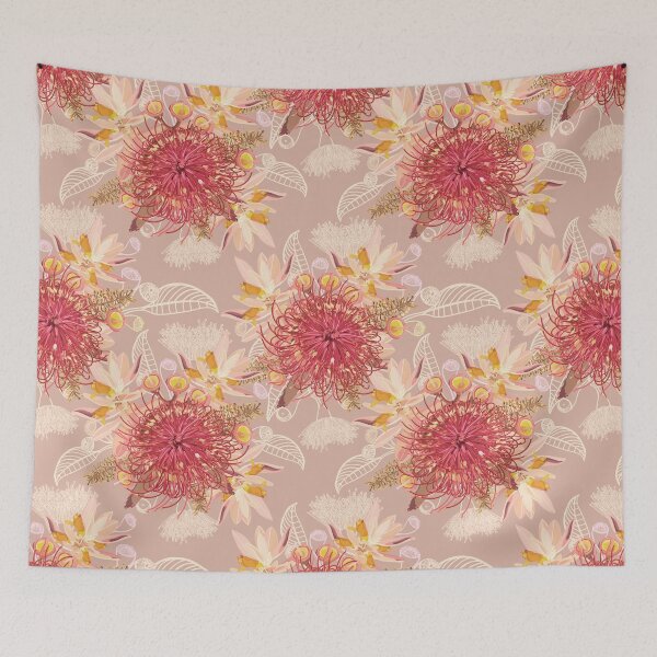 Item preview, Vintage Australian Banksia - Romantic warm Palette designed and sold by Sketchbook Designs.