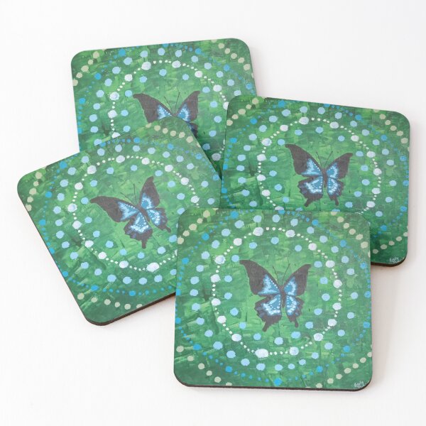 Item preview, Blue Butterfly Mandala designed and sold by EmilyAmeliaArt.