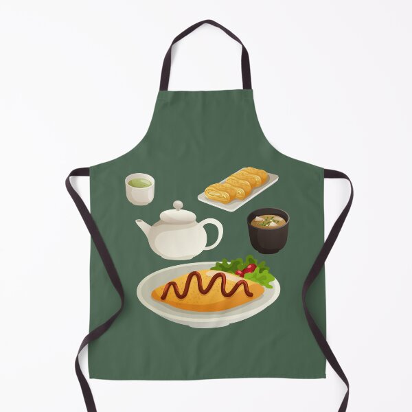 Item preview, Japanese Omurice Rice Omelet with Miso Soup,  Tamagoyaki and Sencha designed and sold by Alicia Chee.