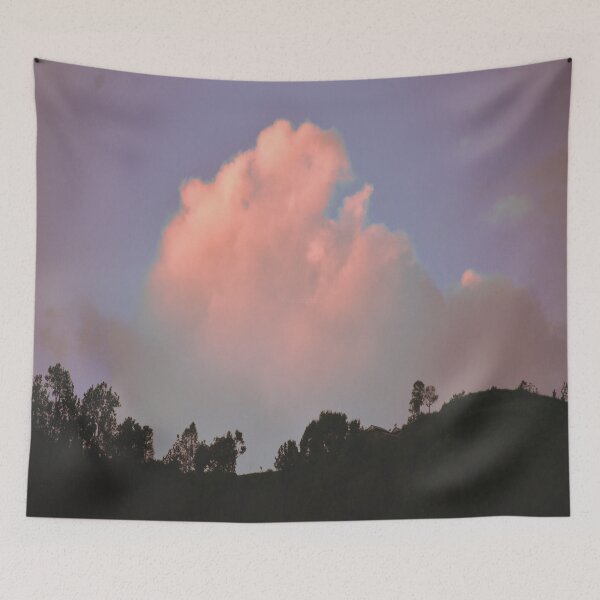 Item preview, Pastel cloudy mountain view designed and sold by Mariolangstieh.
