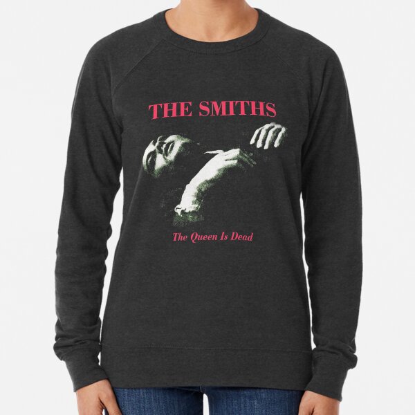 The Queen Is Dead Shirt, Sticker, Mask Lightweight Sweatshirt