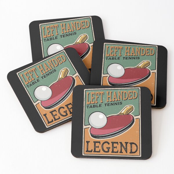 Item preview, Left Handed Table Tennis Player Legend designed and sold by Astral Prints.