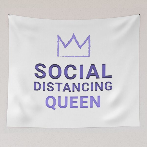Item preview, Social Distancing Queen designed and sold by aventi24.