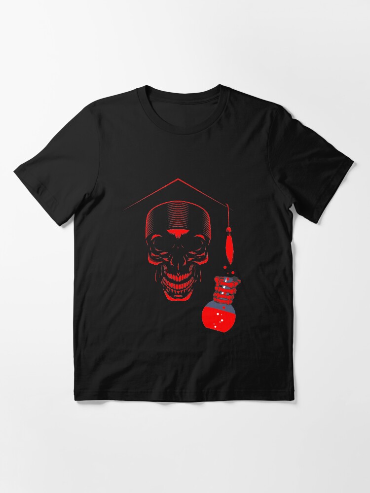 Alternate view of Educated ghost or Skull with science degree Essential T-Shirt