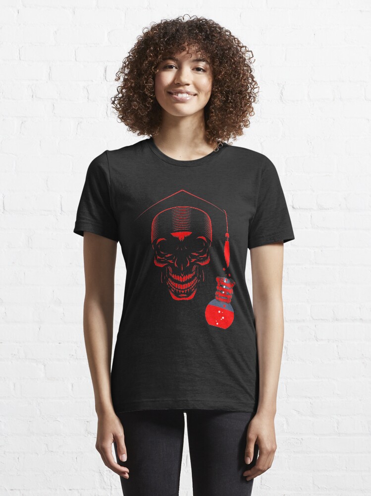 Alternate view of Educated ghost or Skull with science degree Essential T-Shirt