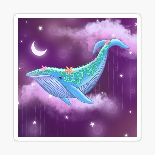 Cosmic Whale Sticker