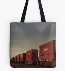 Dusk Train Tote Bag