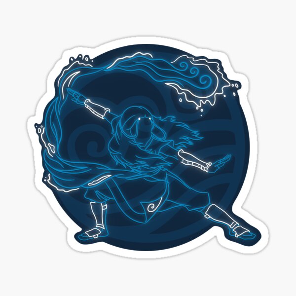 Waterbending Katara - Avatar The Last Airbender - Sticker