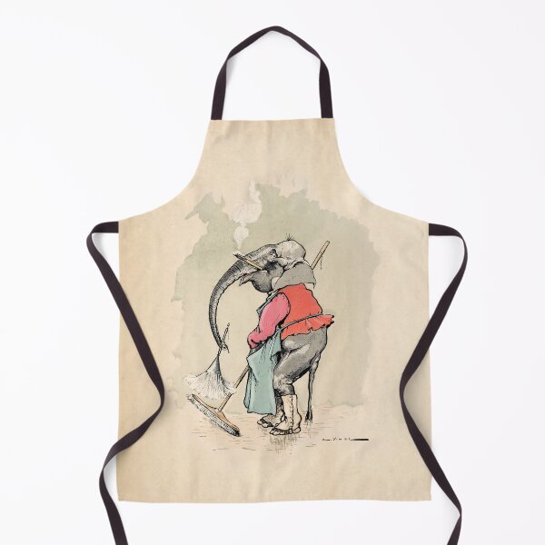 Item preview, Elephant Boy: House Cleaning by A. Vimar 1906 designed and sold by ebrawne.
