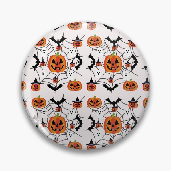 Item preview, Pumpkins, Candy Corns, and Bats  Halloween Pattern  designed and sold by buzz1days.