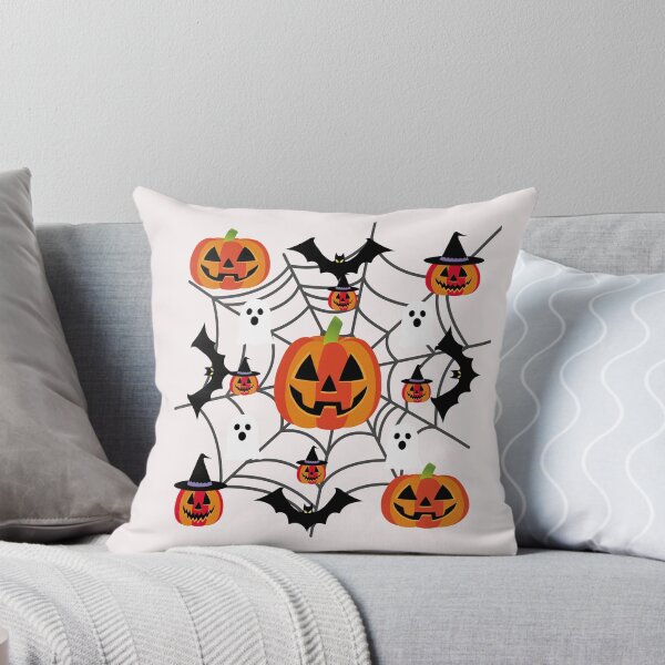 Item preview, Pumpkins, Candy Corns, and Bats  Halloween Pattern  designed and sold by buzz1days.