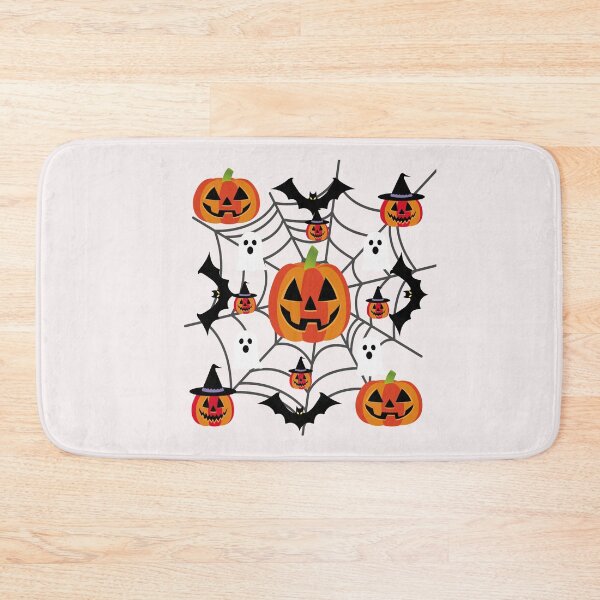 Item preview, Pumpkins, Candy Corns, and Bats  Halloween Pattern  designed and sold by buzz1days.