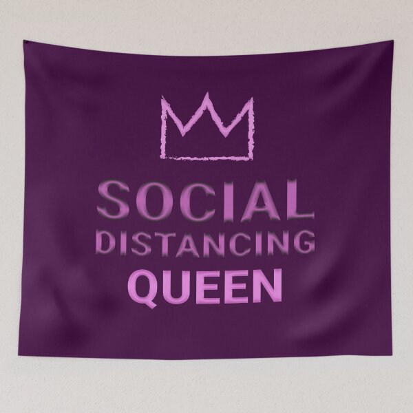 Item preview, Social Distancing Queen Pinks designed and sold by aventi24.