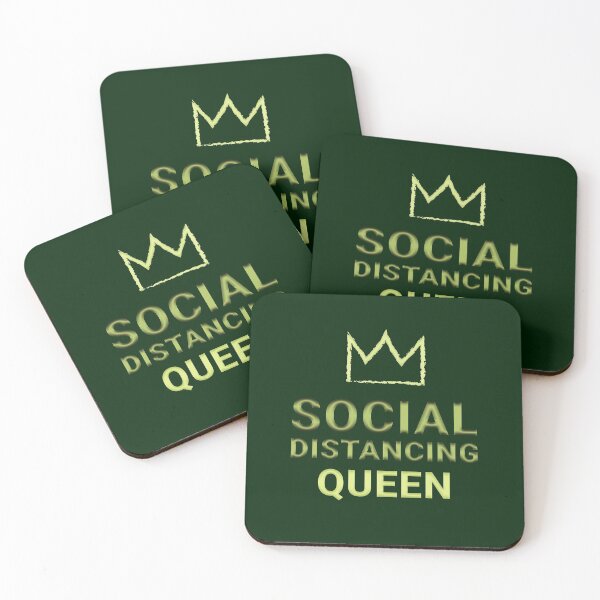 Item preview, Social Distancing Queen Greens designed and sold by aventi24.