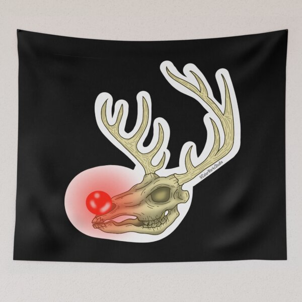Item preview, Rudolph Skull designed and sold by ColorWorkz.