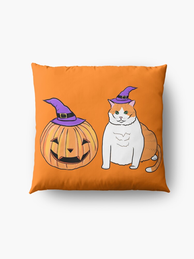 Alternate view of Halloween Pumpkin Familiars Floor Pillow