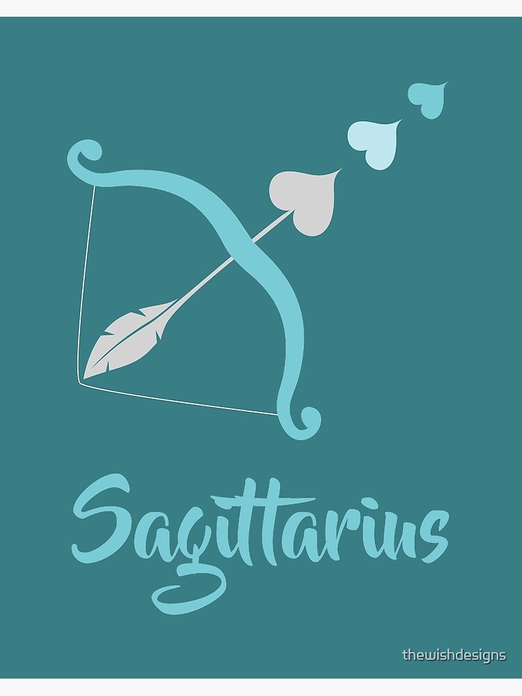 Sagittarius Zodiac Astrology Art Print Fire Star Sign 