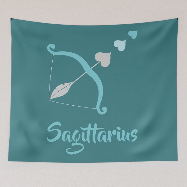 Item preview, Sagittarius Nov 22 - Dec 21 - Fire sign - Zodiac symbols designed and sold by thewishdesigns.