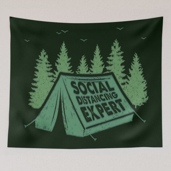 Item preview, Social Distancing Expert Green designed and sold by aventi24.