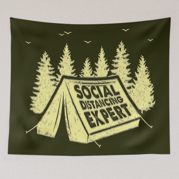 Item preview, Social Distancing Expert Yellows designed and sold by aventi24.