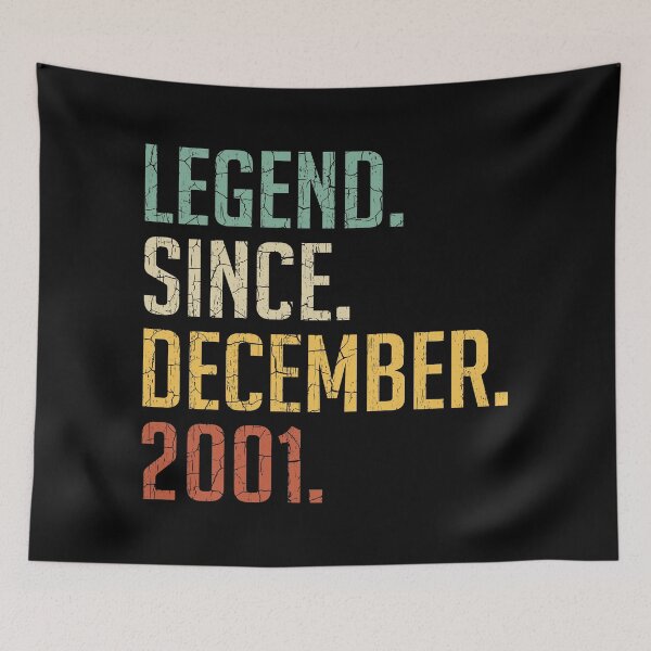 Item preview, Legend Since December 2001 19th Birthday Gift 19 Years Old Vintage December 2001 designed and sold by Takatv.