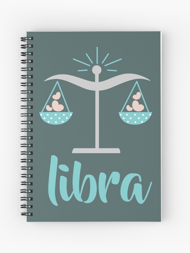 Libra Sep 23 October 22 Air sign Zodiac symbols Spiral Notebook