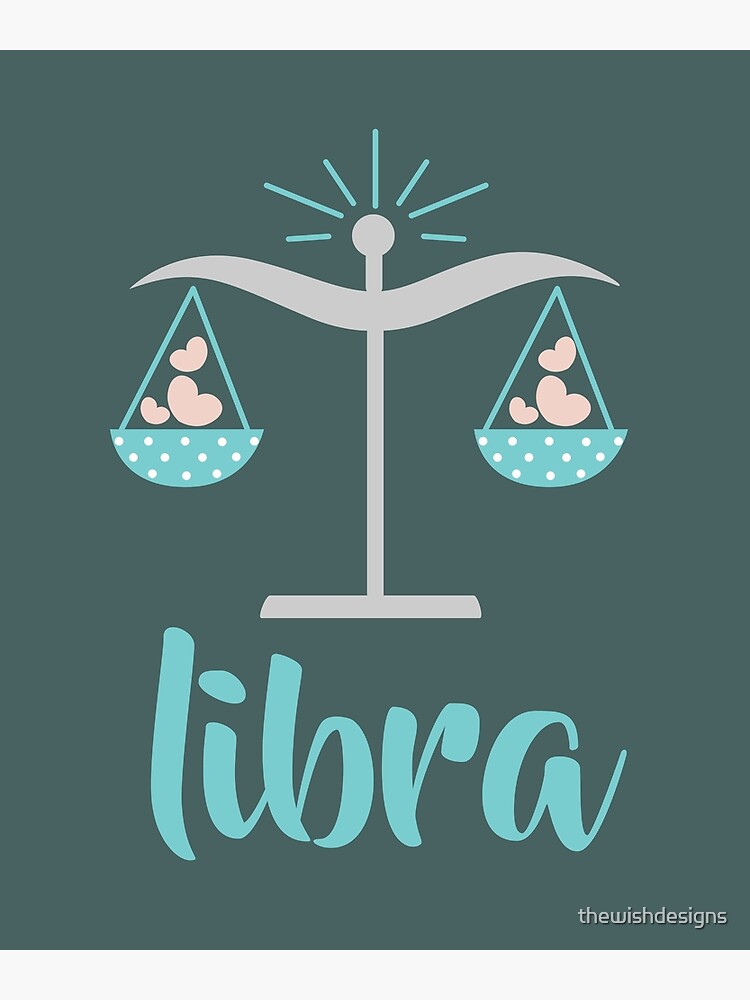 Libra Sep 23 October 22 Air sign Zodiac symbols Greeting Card