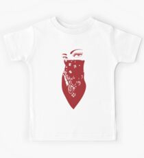 Red Bandana Girl Kids Tee