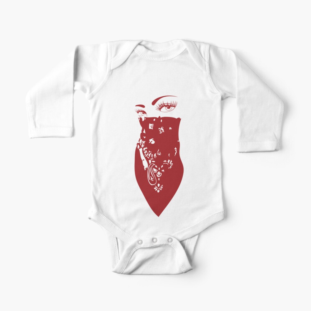 red bandana onesie womens