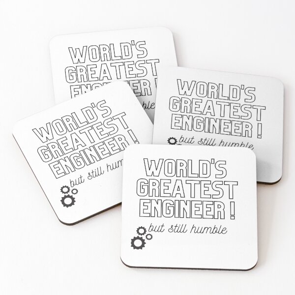 Item preview, World's Greatest Engineer, but still humble merch designed and sold by Wanderers'  Arcadia.